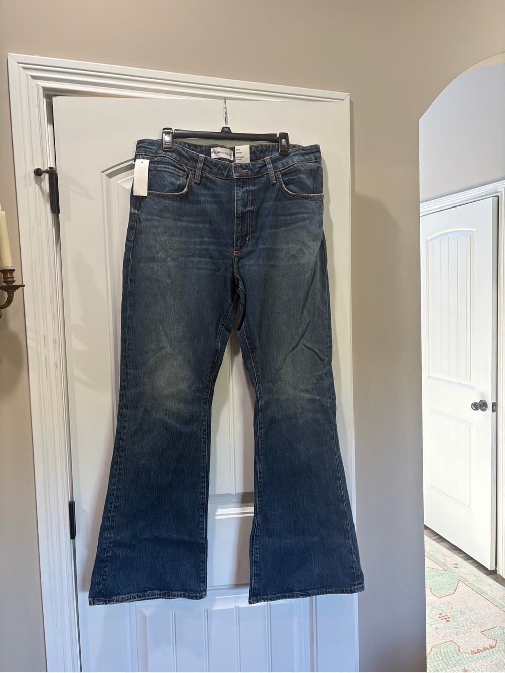 Denim Forum Dark Blue Flare Jeans
